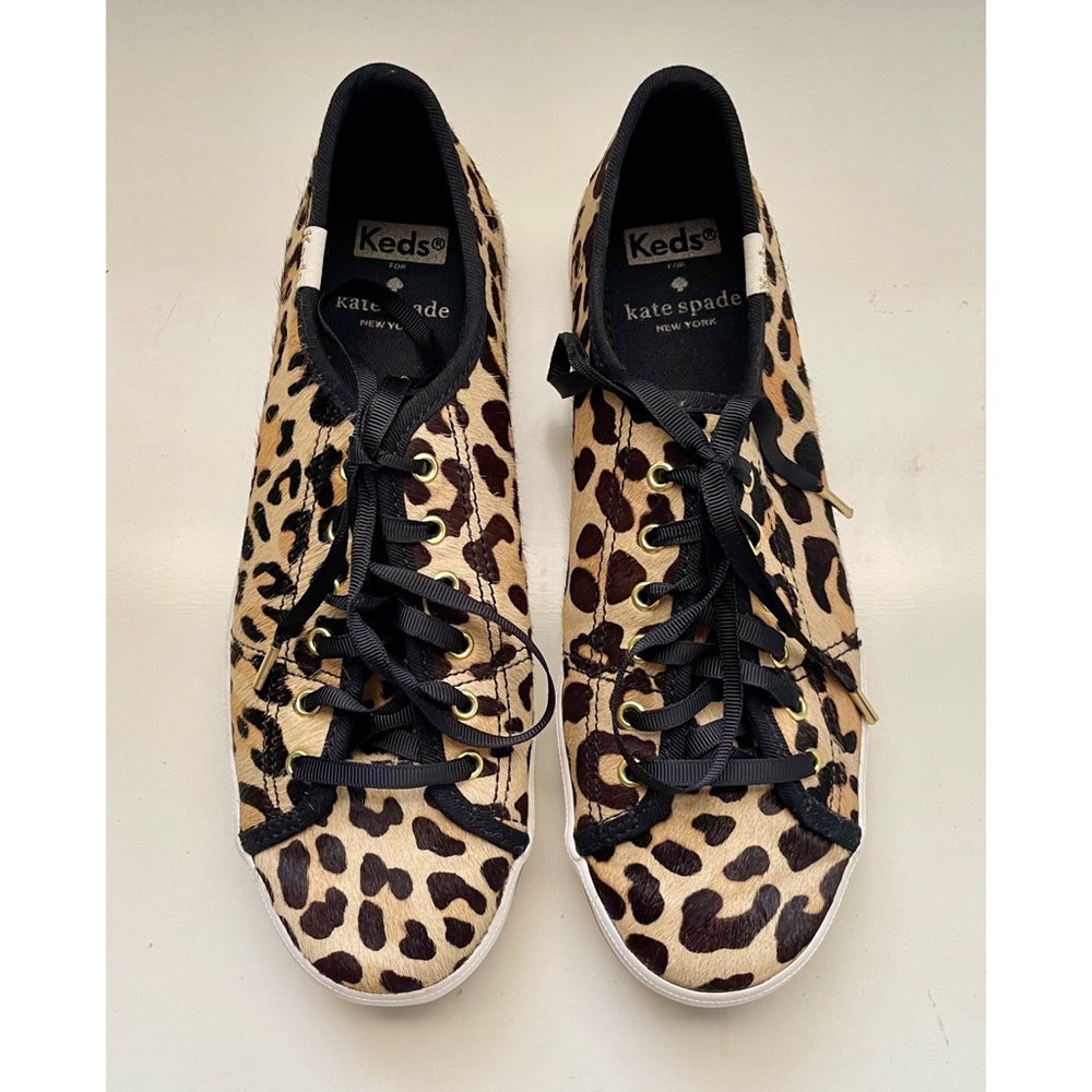 KATE SPADE Keds Leopard Print Sneakers